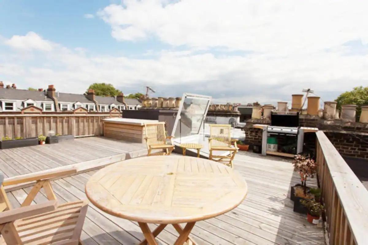 Sunny 2 Bedroom, 2 Bathroom Apartment With Roof Terrace London Luaran gambar